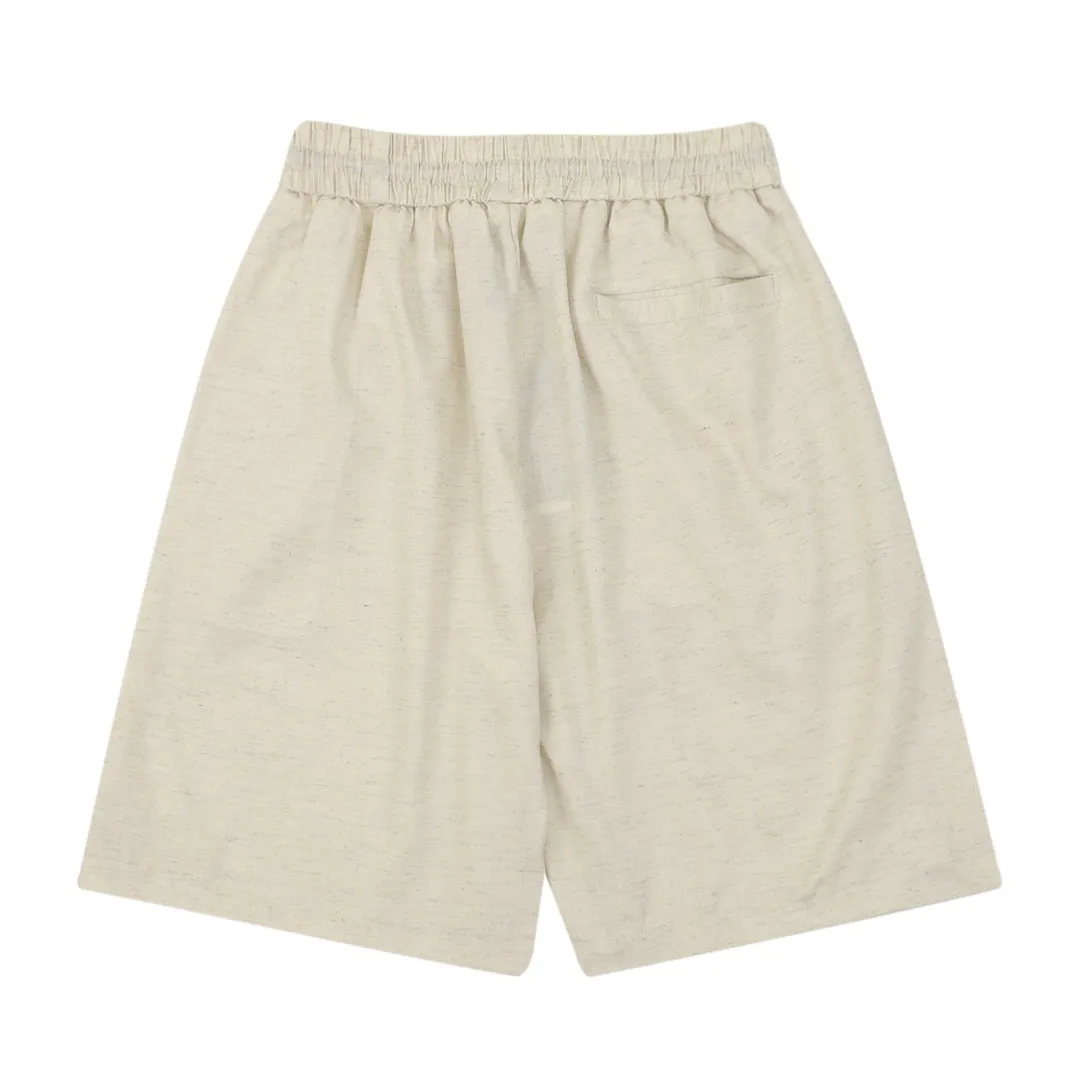 P300 Ralph Lauren/Ralph Lauren War Horse Embroidered Tencel Linen Casual Shorts Size: XS-L